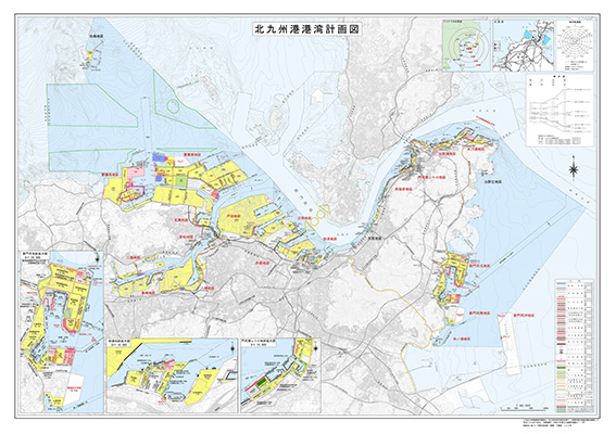 北九州港港湾計画図イメージ画像